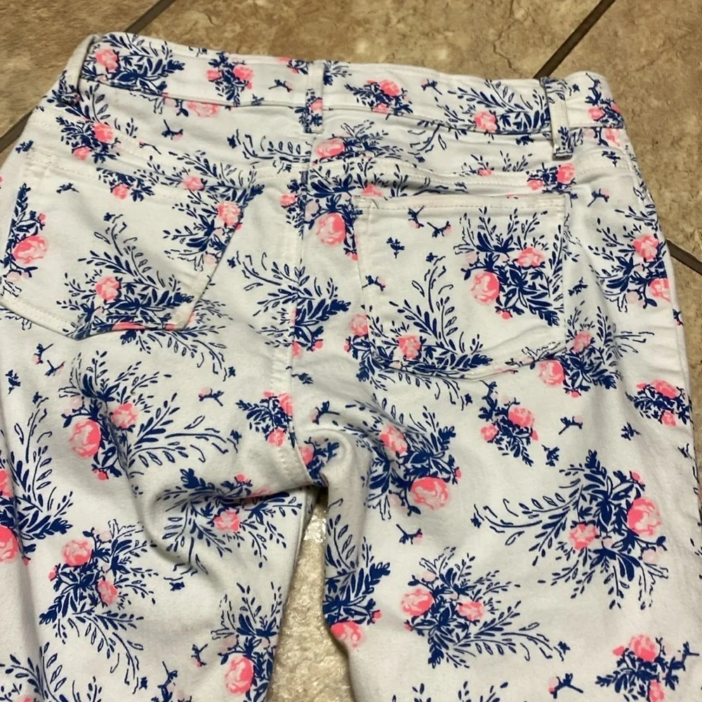 Girl’s Old Navy Rockstar size 10 Floral Jeggings Casual Denim Back to  School
